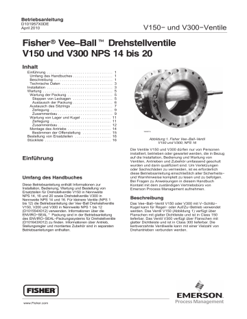 Fisher Vee-Ball V150 Bedienungsanleitung | Manualzz