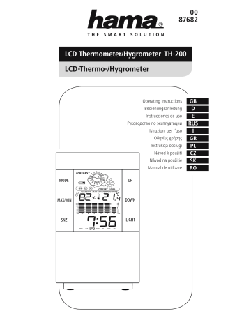 Hama TH-200 Istruzioni per l'uso | Manualzz