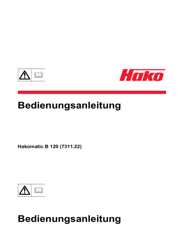 Hako Hakomatic B 120 Bedienungsanleitung | Manualzz