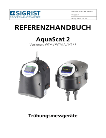 SIGRIST AquaScat 2 Reference manual | Manualzz