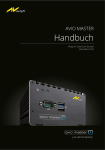AV Stumpfl AVIO MASTER Benutzerhandbuch