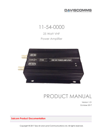 Daviscomms 11-54-0000 Product Manual | Manualzz