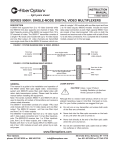 Fiber Options 9900VD-R Instruction Manual