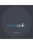 Anonabox The Original, The Pro Startup Manual