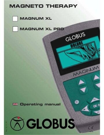 GLOBUS MAGNUM XL OPERATING MANUAL Pdf Download