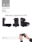 eMotimo spectrum ST4 Instruction Manual