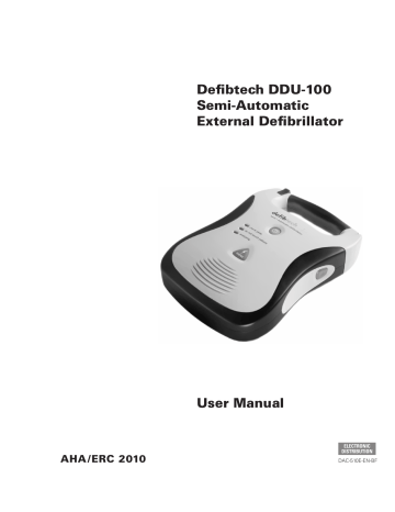 Defibtech Lifeline/ReviveR DDU-100 User Manual | Manualzz