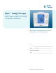 Duke Energy HoM Energy Manager Homeowner's Manual
