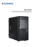CIARA KRONOS 540 User Guide | AI Chat &amp; PDF Access