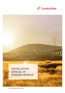 Canadian Solar CS3K-P-FG, CS3U-P-FG, CS6X-P-FG Installation Manual
