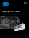 Bohn BMA, BME, BMF, BMG Technical Manual