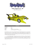 FlyingThingZ Indy Sport Car .40 Assembly Manual