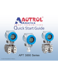 Autrol 3100 H Series, 3100 L, 3100 MP Quick Start Manual