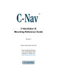 C-Nav C-NaviGator III Reference Manual