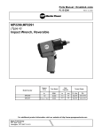 Master Power MP2291 Pistol Grip Owner's Manual
