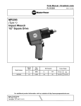 Master Power MP2293 Pistol Grip Owner's Manual