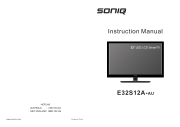 Soniq E32S12A Product Manual | Manualzz