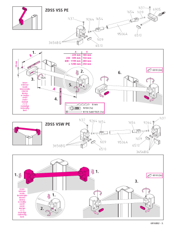 Kermi Sanitär ZDSS VSS PE Shower enclosure Operating instructions ...