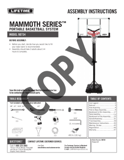 basketball goal assembly instructions