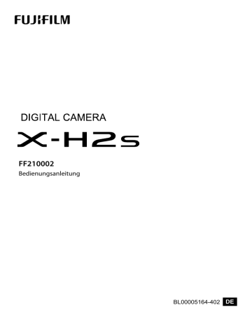 Fujifilm X-H2S Camera Benutzerhandbuch | Manualzz