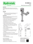 HB-8000C-A Flush Valve Specs: AI Chat &amp; PDF Access