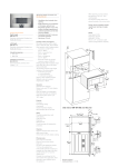 Gaggenau USA BM485710 400 series 29-5/8 in. 1.3 cu. ft. Combo Oven Specification