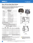 NIBCO NHE300D F-918-B 2 in. Cast Iron Flanged Check Valve Specification