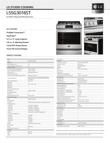 LG Electronics LSSG3016ST Studio 29-7/8 in. Gas 5-Burner Smoothtop ...