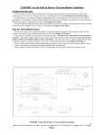Aqua Bath CP6036BF Shower Pan Installation Manual