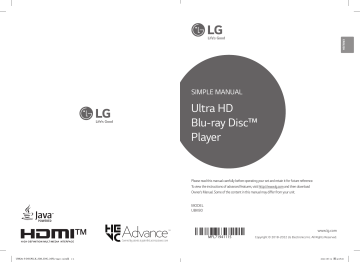 LG UBK80 User Guide | Manualzz