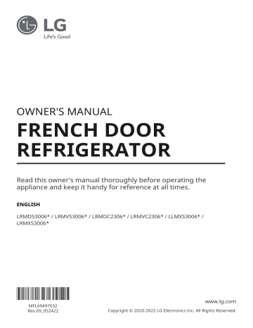 LG LRMVS3006S Manual | Manualzz