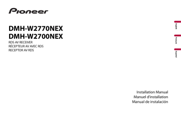 Pioneer DMH-W2700NEX 6.8” – Android Auto™ (wireless, wired), Apple CarPlay® (wireless, wired), Bluetooth, Vozsis Installation Manual | Manualzz