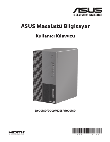 Asus ExpertCenter D9 Mini Tower (D900MD) Tower PC Kullanım kılavuzu | Manualzz