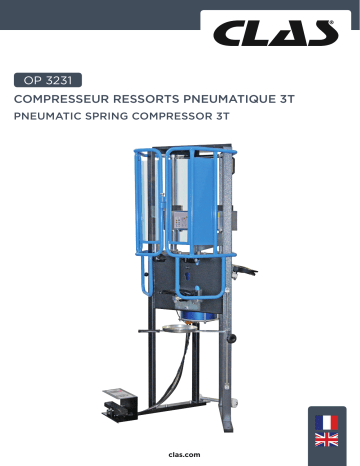 Compresseur De Ressorts Universel 2300kg CLAS - Pour Amortisseurs MacPherson - Mâchoires Réglables 100-265mm