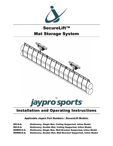 Jaypro Sports MH-D-A Wrestling Mat Storage System Assembly Instructions | Manualzz