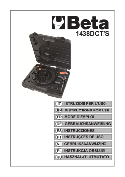 Beta 1438DCT/S Tool set Bedienungsanleitung