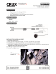 Crux RVCTY-71D Rear-View Integration Owner's Manual