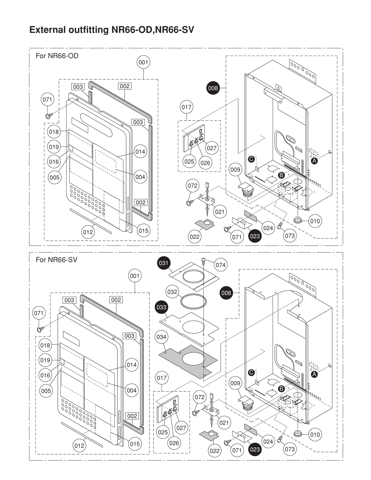 Noritz N-0531S-OD-NG Parts List | Manualzz