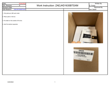 ASA Electronics ZAEJHD1635BTSXM Instructions | Manualzz