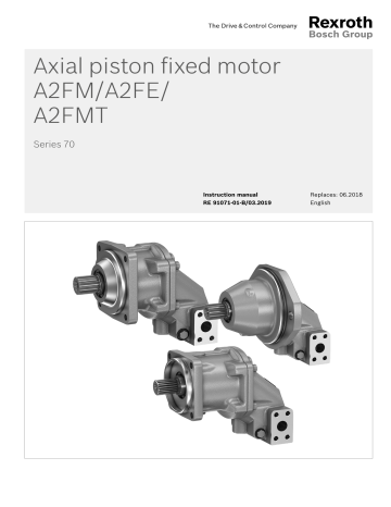 Bosch Rexroth RE91071-01-B Axial Piston Fixed Motor A2FM/A2FE/A2FMT ...