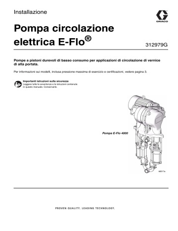 Graco 312979G, E-Flo Electric Circulation Pump Installation manual | Manualzz