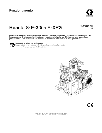 Graco 3A2917F - Reactor E-30i and E-XP2i Manuale del proprietario | Manualzz