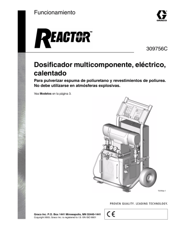 Graco 309756C.fm, Electric Reactor El manual del propietario | Manualzz