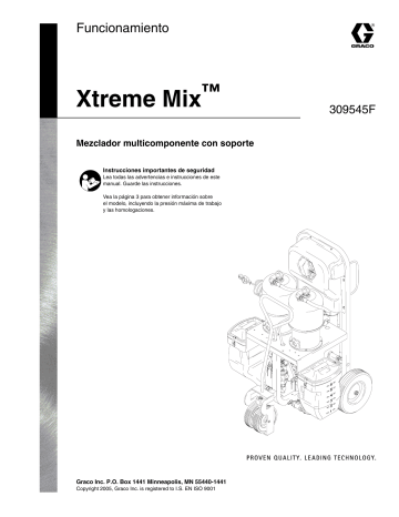 Graco 309545F Xtreme Mix El manual del propietario | Manualzz