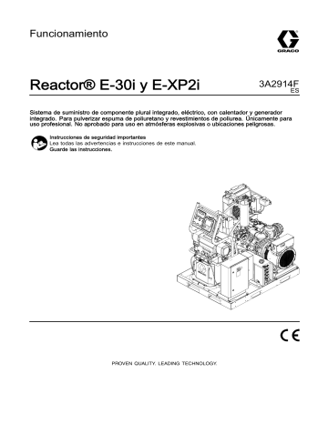 Graco 3A2914F - Reactor E-30i and E-XP2i El manual del propietario | Manualzz