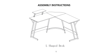 LACOO L Shaped Gaming Desk 51 in. Computer Corner Desk PC Gaming