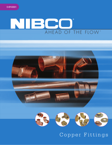 Cast Copper Alloy Flared Fittings. NIBCO C705LFHD341834, C616HD34, MCP600RHD3412, C904HD114, C907HD114, MCP607HD34, C906-2, MCP607HD12, 604, C6032HD12 | Manualzz