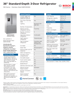 Bosch B36FD50SNS - Especificación, Guía del usuario, Instrucciones de ...