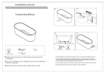 HwoamneT SH#EB02573BK 58.5 in. 100% Acrylic Flatbottom Freestanding Non-Whirlpool Bathtub Installation Guide