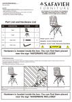 SAFAVIEH WIK6510C-SET2 Minerva White Wash Wicker Dining Chair (Set of 2) Installation Guide